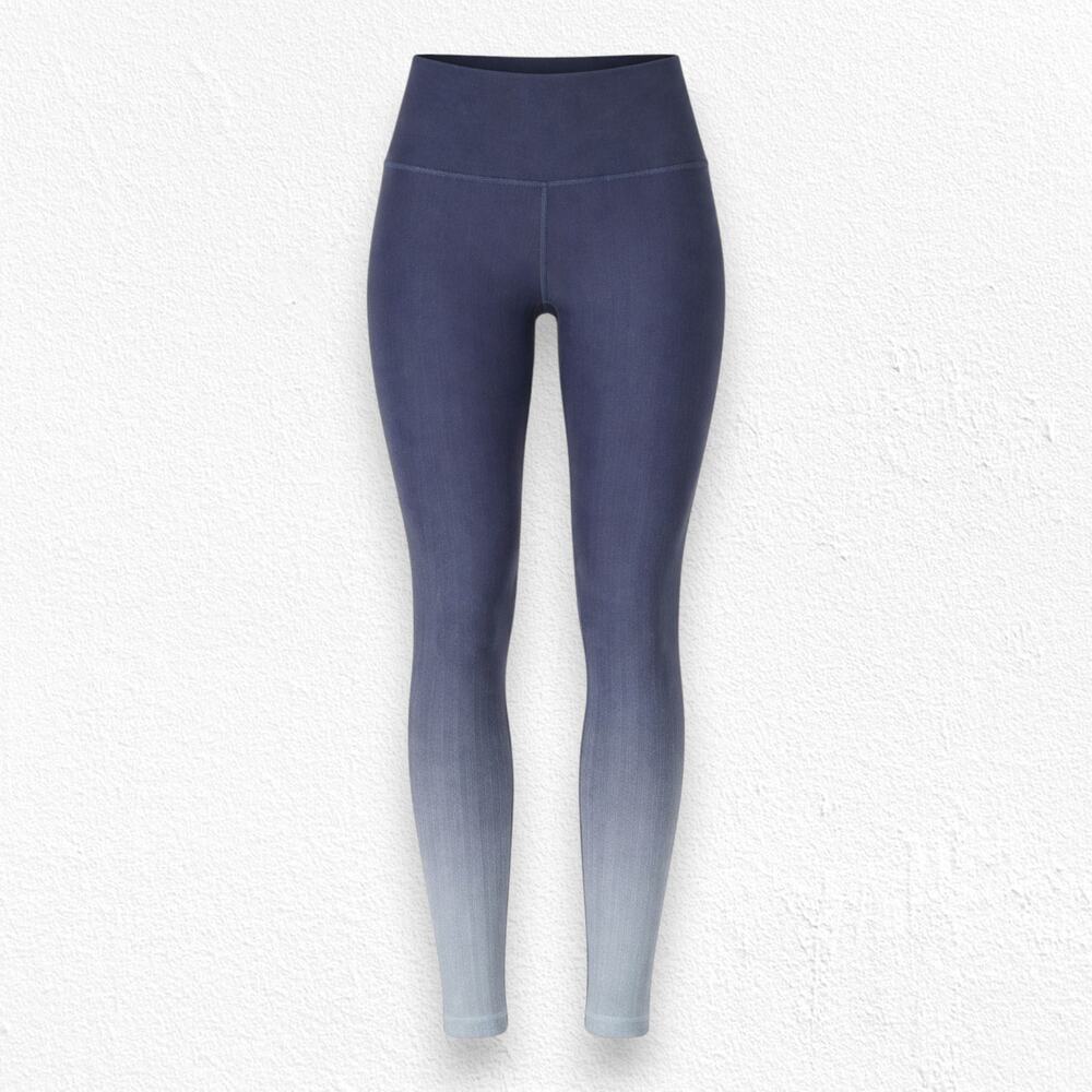 Athleta Gray Ombre Elation Buttery High Waisted 7/8 Tight Leggings Size Small